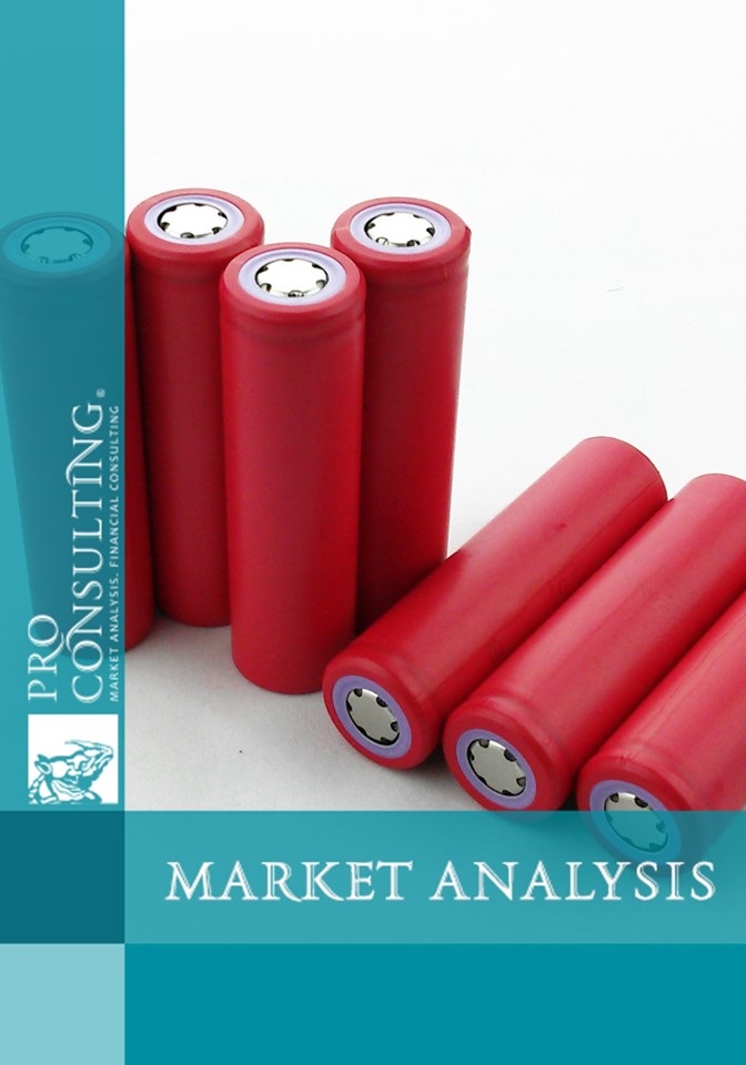 Market research of the Ukrainian market of industrial batteries. 2012